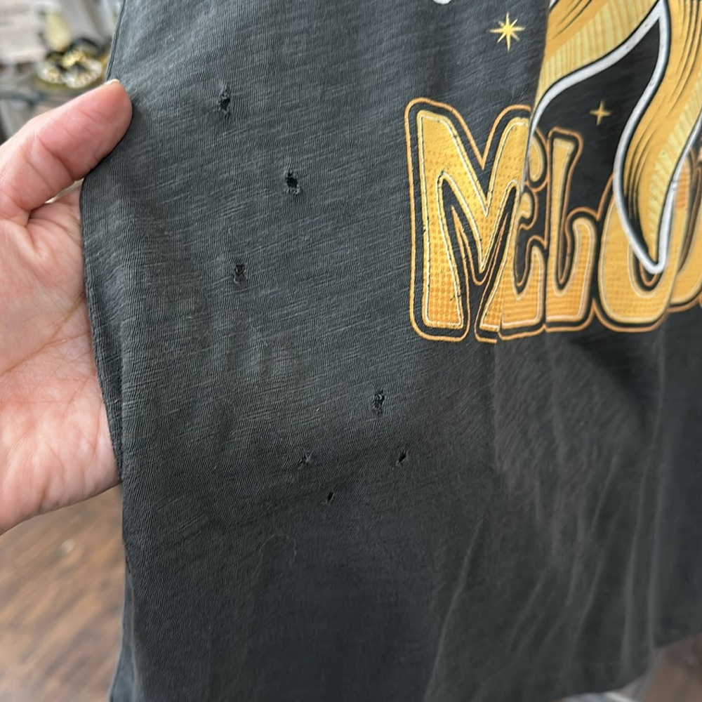 NEW SPELL - Moonlight Biker Tee - Charcoal - Picture 6 of 8